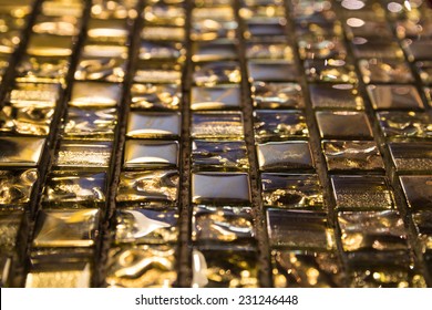 Gold/Yellow Glass background/abstract