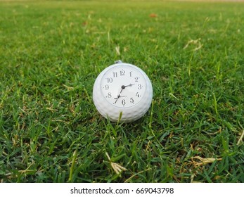 Golf Ball and Clock