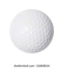Golf ball, isolated on white background