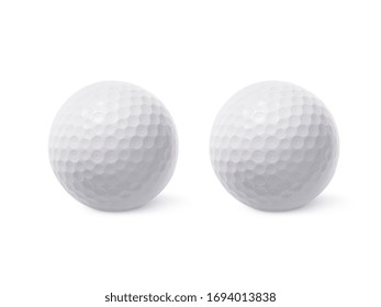 Golf Ball Isolated On White