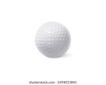 Golf Ball Isolated On White