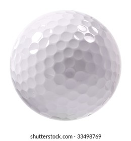 Golf Ball Isolated On White Background Stock Photo 33498769 | Shutterstock