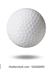 Golf Ball Isolated On White Background