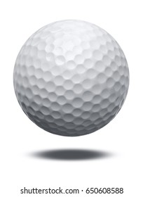 Golf Ball Isolated On White Background