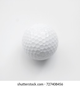 Golf Ball, Isolated On White Background