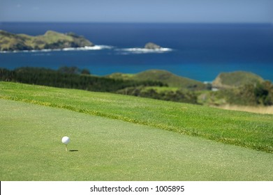 Golf - Ball On Tee