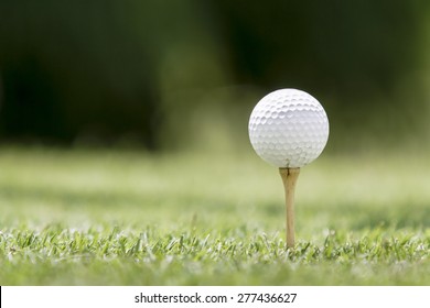 golf ball on a tee