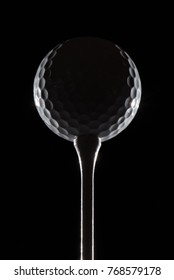 Golf Ball On Tee Highlighted Contrast Stock Photo 768579178 | Shutterstock