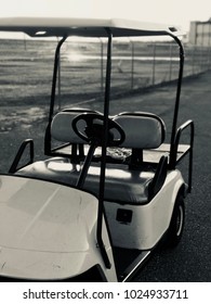 Golf Cart At Airport.