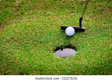 Golf Club Close On Green Stock Photo 212273131 | Shutterstock