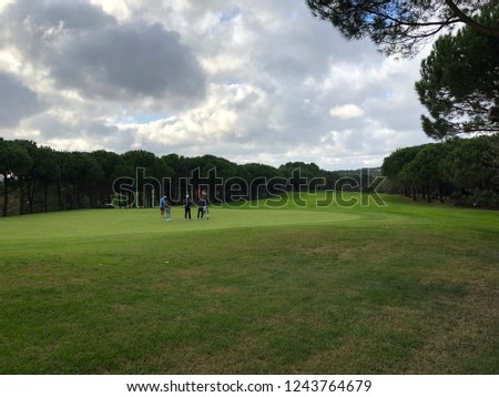 Golf club in Kemer Country Stok fotoğraf © 