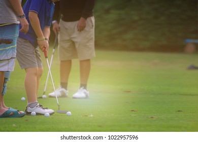 Golf Coaching In The Golf Course