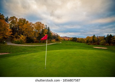 Golf Course In Cape Breton In Autumn  