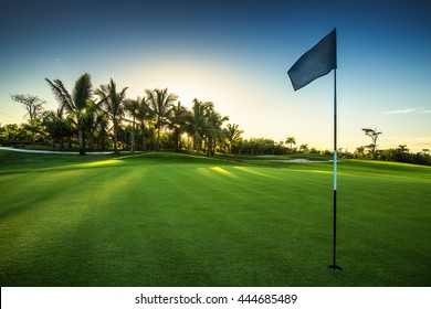 Golf course in the countryside