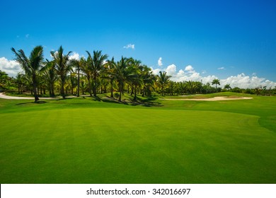 Golf Course In The Countryside, Dominican Republic