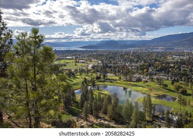 golf course and the lake