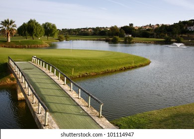 Golf Course On Algarve, Portugal