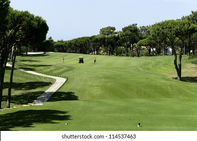 Golf Course On Algarve, Portugal