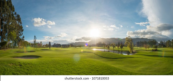 Golf Course Sunset