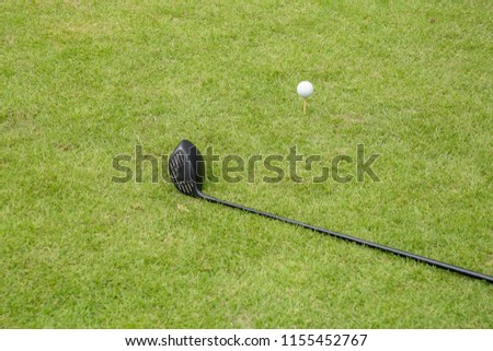 Golf course tea ground