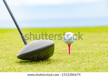Golf course tea ground