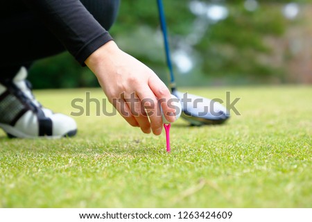 Golf course tea ground