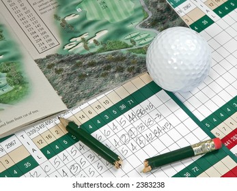 Golf Scorecard & Items