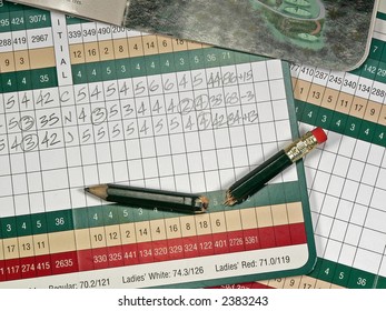 Golf Scorecard & Items