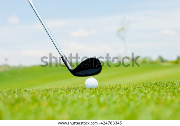 Golf Shot Fairway Stock Photo 424783345 | Shutterstock