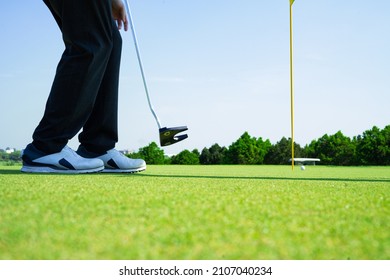 Golf Sport Played On The Outdoor Courts Of The Social Elite