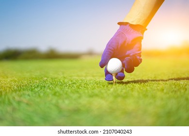 Golf Sport Played On The Outdoor Courts Of The Social Elite