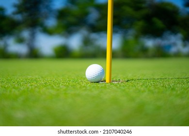 Golf Sport Played On The Outdoor Courts Of The Social Elite