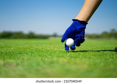 Golf Sport Played On The Outdoor Courts Of The Social Elite