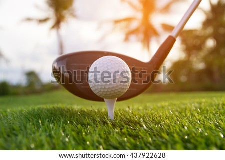 Golf swing shot