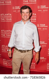 Golfer Brian Harman Atlanta Celebrates The 3rd Annual THE TOUR CHAMPIONSHIP On Sept. 18th, 2017 At The  College Football Hall Of Fame In Atlanta Georgia - USA