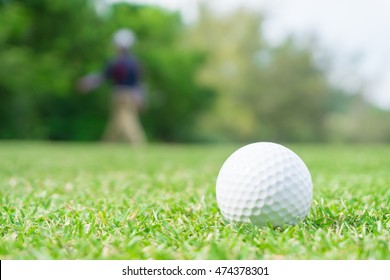 Golfer Lost Golf Ball