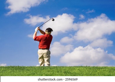 golfer swing