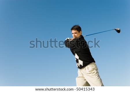 Similar – Image, Stock Photo tee Golf Sports Wood Iron