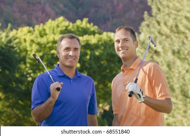 Golfers enjoying a day on the course