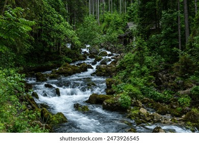 Gollinger  Waterfall: Austria's Most Powerful Cascade - Powered by Shutterstock