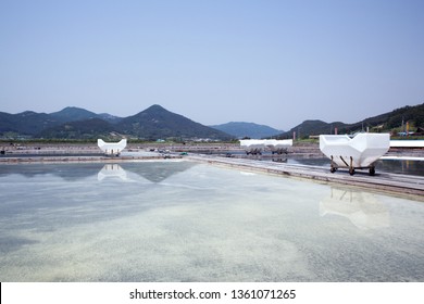 Gomso Salt Pond In Buan-gun, South Korea.