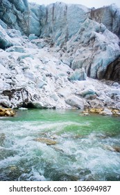 Gomukh, Source Of Ganga .Ice Cave.