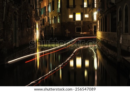 Similar – Image, Stock Photo notte italiana Night sky