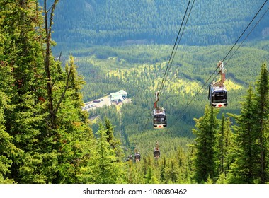 Gondola In The Rocky Mountains (Banff. Alberta. Canada)