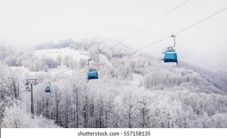 Gondola Ski Lift 