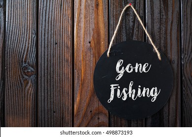 Fishing Wood Sign Rustic Fishing Sign