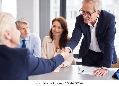 Good Deal Between Business Partners During Business Meeting  