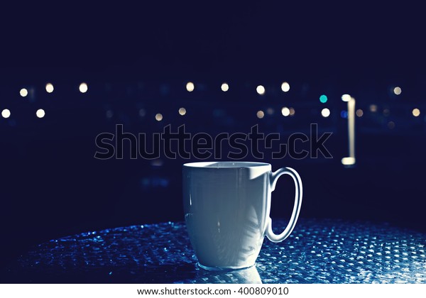 Good Evening Cup Tea Coffee On Stock Photo Edit Now 400809010