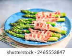 Good food. Yummy food. Asparagus food.