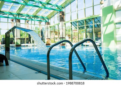 Good Health. Indoor Pool At The Welna Spa. Kaluga Region, Tarusa City, June 2021.